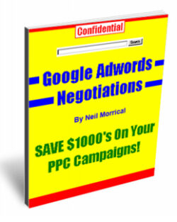 Google Adwords Negotiations